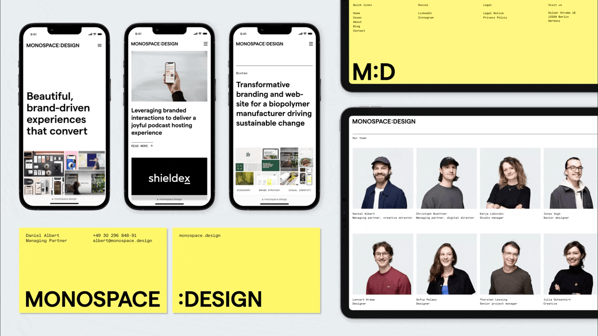 New Monosapce brand and website